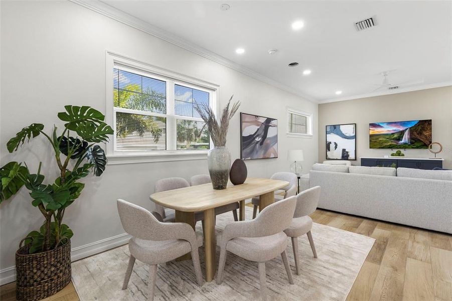 Furnished interior view inside a new home in , St. Petersburg (Image 10).