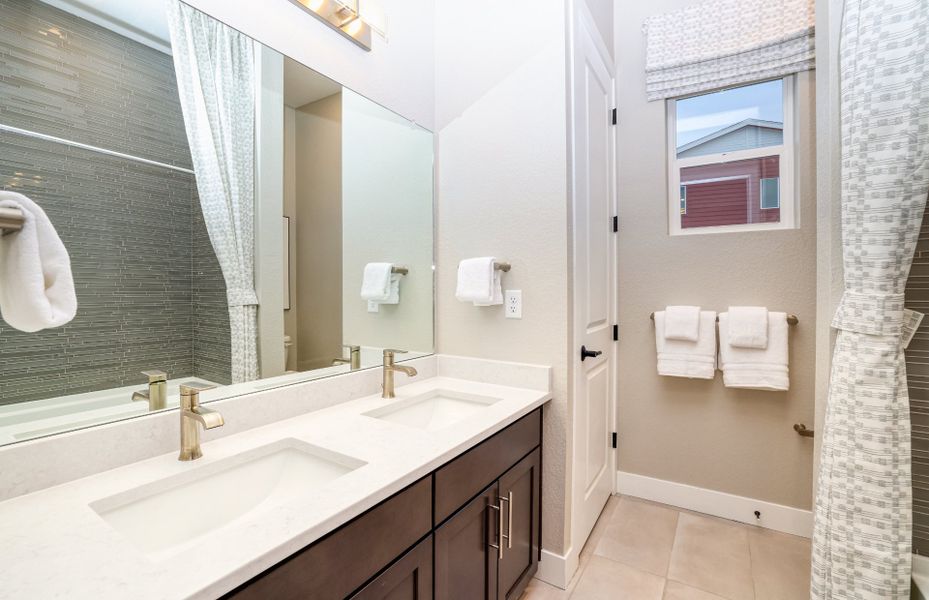 Representative furnished interior of a home built from the Cesena by Pulte Homes in Sterling Ranch, Littleton (Image 11).