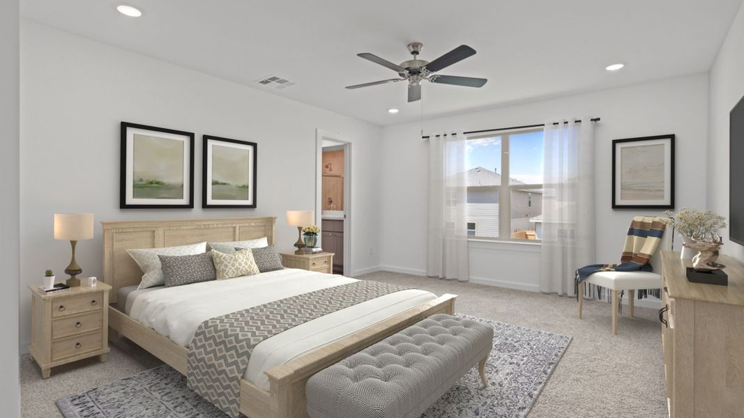 Representative furnished interior of a home built from the The Nolan by D.R. Horton in Overlook West, Wolfforth (Image 9). Representative furnished interior of a home built from the The Nolan by D.R. Horton in Overlook West, Wolfforth (Image 9).