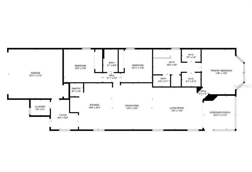 An interior floor plan map showcases the layout of the property, highlighting the flow and design of each room. It typically includes details such as room dimensions, placement of doors and windows, and the overall spatial arrangement.