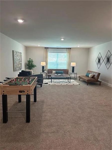Furnished interior view inside a new home in Mirror Lake at South Harbour, Villa Rica (Image 12).