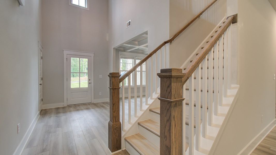 Representative furnished interior of a home built from the Emerson II by DRB Homes in Saddleridge, Senoia (Image 30). Representative furnished interior of a home built from the Emerson II by DRB Homes in Saddleridge, Senoia (Image 30).