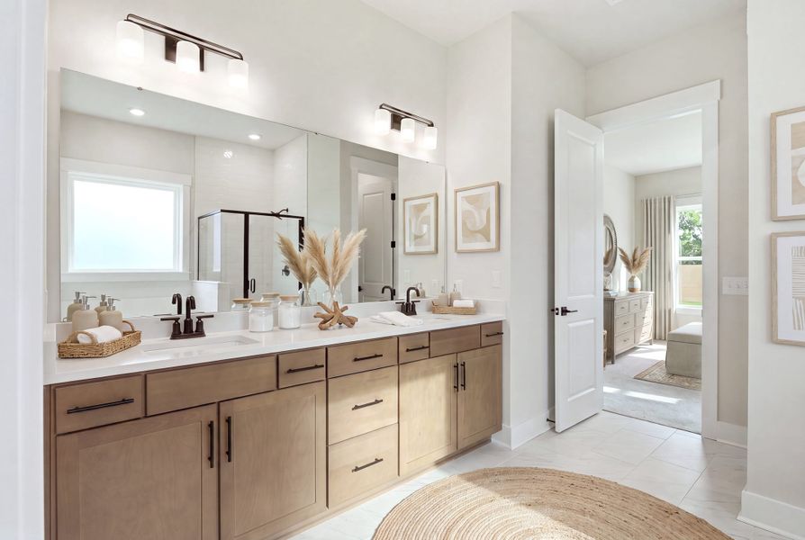 Representative furnished interior of a home built from the Juniper Ii by Beazer Homes in The Oaks, Goose Creek (Image 9). Representative furnished interior of a home built from the Juniper Ii by Beazer Homes in The Oaks, Goose Creek (Image 9).