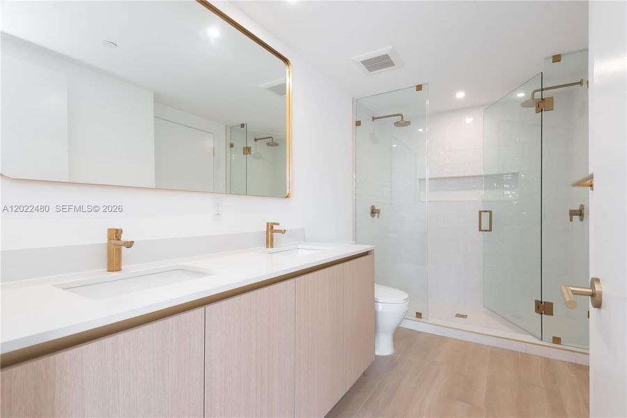 Furnished interior view inside a new home in , Miami (Image 8).