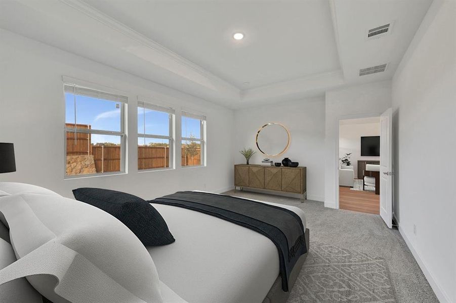 Furnished interior view inside a new home in Heritage Ranch, Sherman (Image 14).