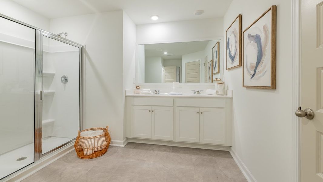 Furnished interior view inside a new home in Barrett Cove, Marietta (Image 15).