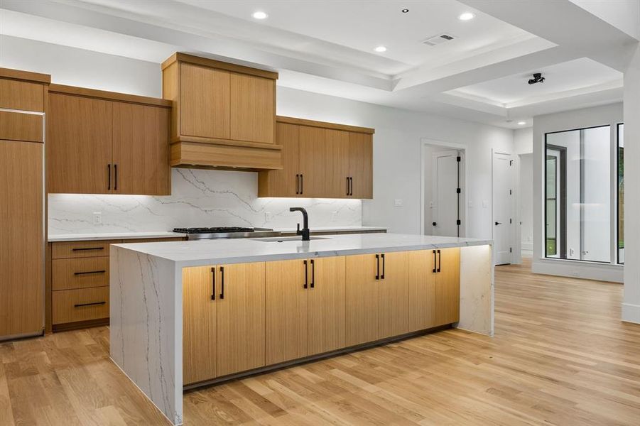 Furnished interior view inside a new home in , Dallas (Image 19).