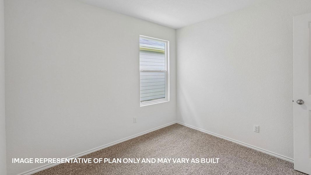 Representative unfurnished interior of a home built from the The Dalton by D.R. Horton in Valverde, Bastrop (Image 38).