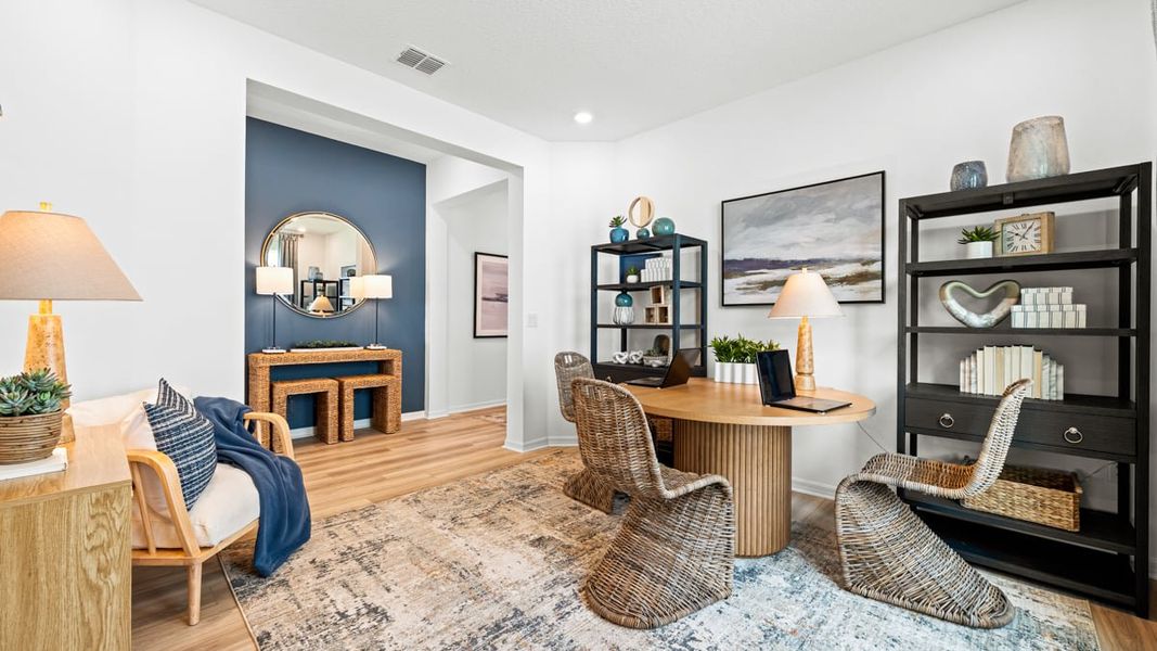 Furnished interior view inside a new home in Timber Ridge, Plant City (Image 10).