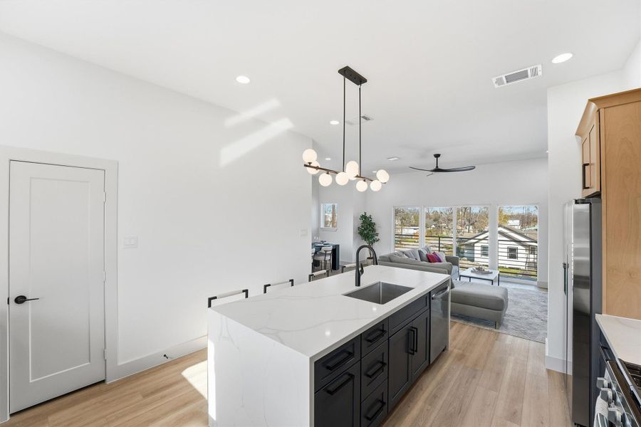 Furnished interior view inside a new home in , Houston (Image 10).