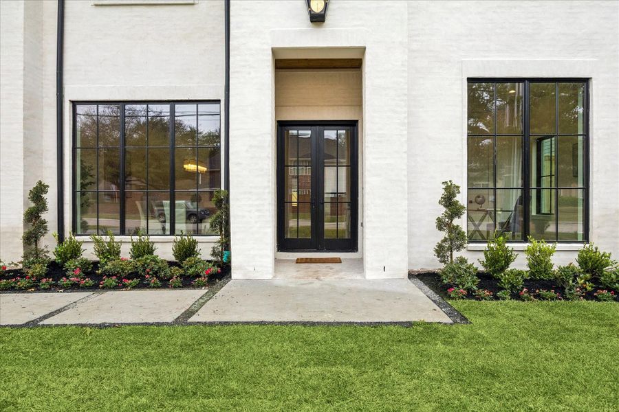 Exterior details and patio area of a home in , Spring Valley Village (Image 3). Exterior details and patio area of a home in , Spring Valley Village (Image 3).
