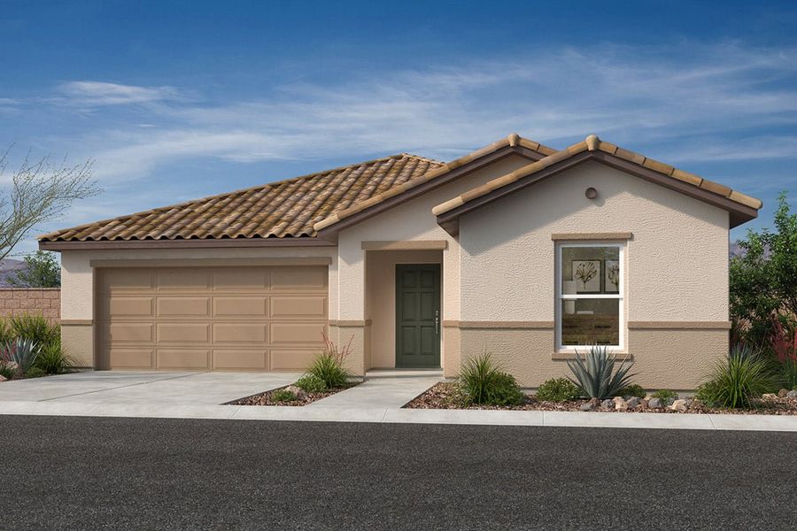 Front exterior of a home in the Mandarina Horizon community, located in Marana, AZ (Image 17).