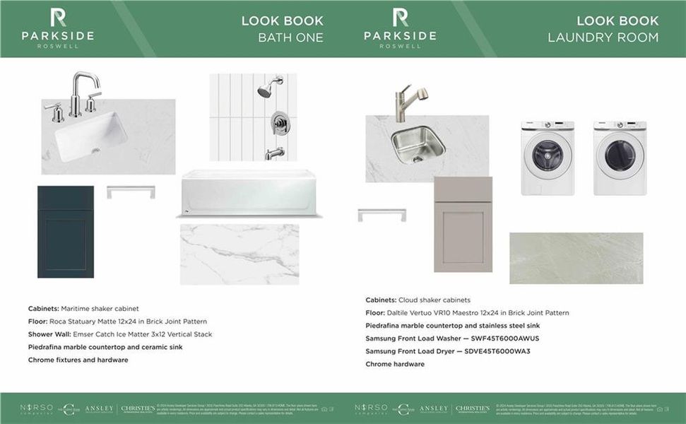 Sample of building materials used in homes in Parkside Roswell, Roswell (Image 46). Sample of building materials used in homes in Parkside Roswell, Roswell (Image 46).