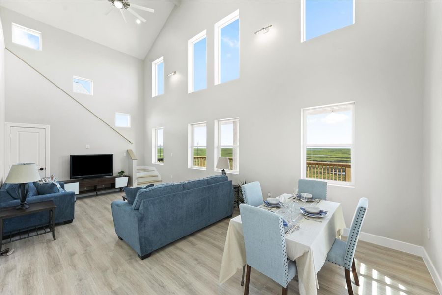 Furnished interior view inside a new home in , Surfside Beach (Image 8).