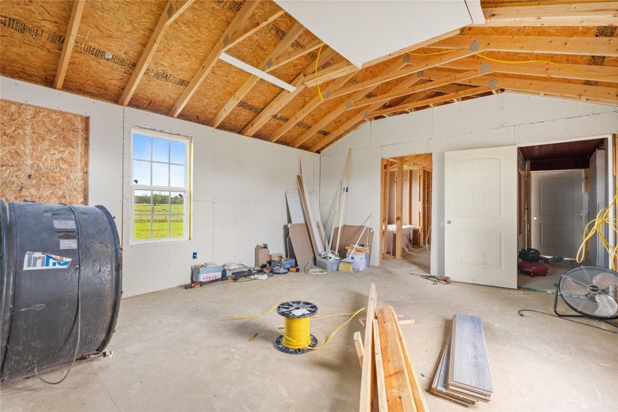 In-progress construction of a new home in , Iola, TX (Image 27).