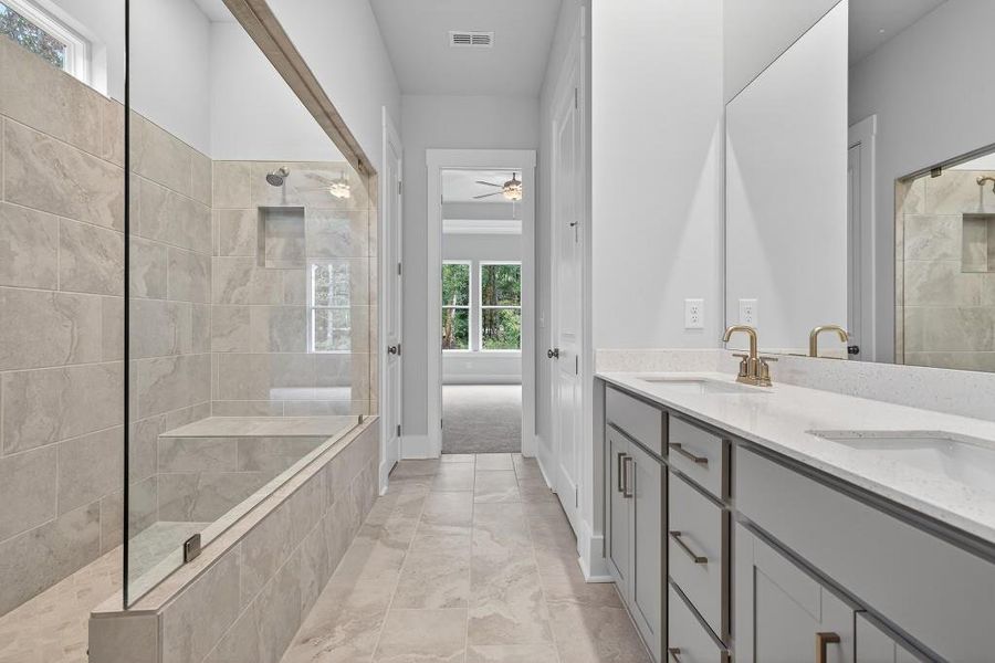Furnished interior view inside a new home in Red Bird Manor, Jefferson (Image 10). Furnished interior view inside a new home in Red Bird Manor, Jefferson (Image 10).