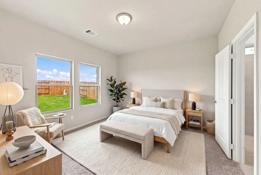 Furnished interior view inside a new home in Windcress, Cove (Image 11).