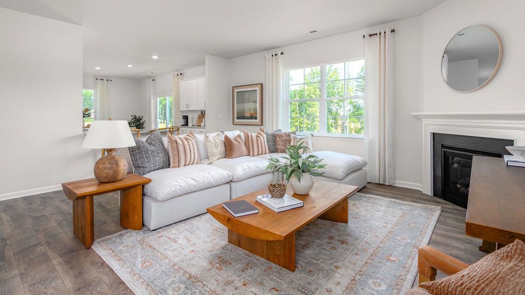 Furnished interior view inside a new home in Cambridge Park, Mebane (Image 7).