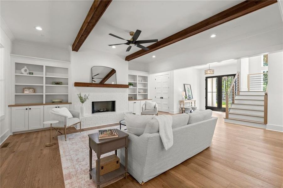 Furnished interior view inside a new home in , Canton (Image 56).