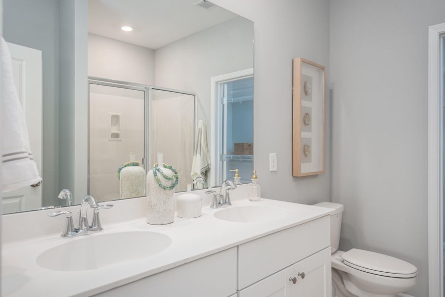 Furnished interior view inside a new home in Limehouse Farms: Arbor Collection, Summerville (Image 19). Furnished interior view inside a new home in Limehouse Farms: Arbor Collection, Summerville (Image 19).