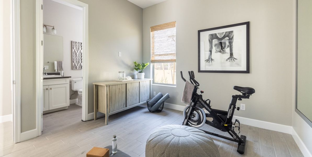 Furnished interior view inside a new home in Overlook at The Dells, Prescott (Image 17).