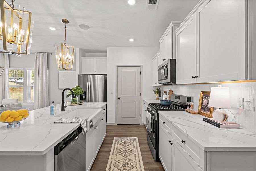 Representative furnished interior of a home built from the Julie II by Great Southern Homes in Peachtree Hills, Lexington (Image 49).