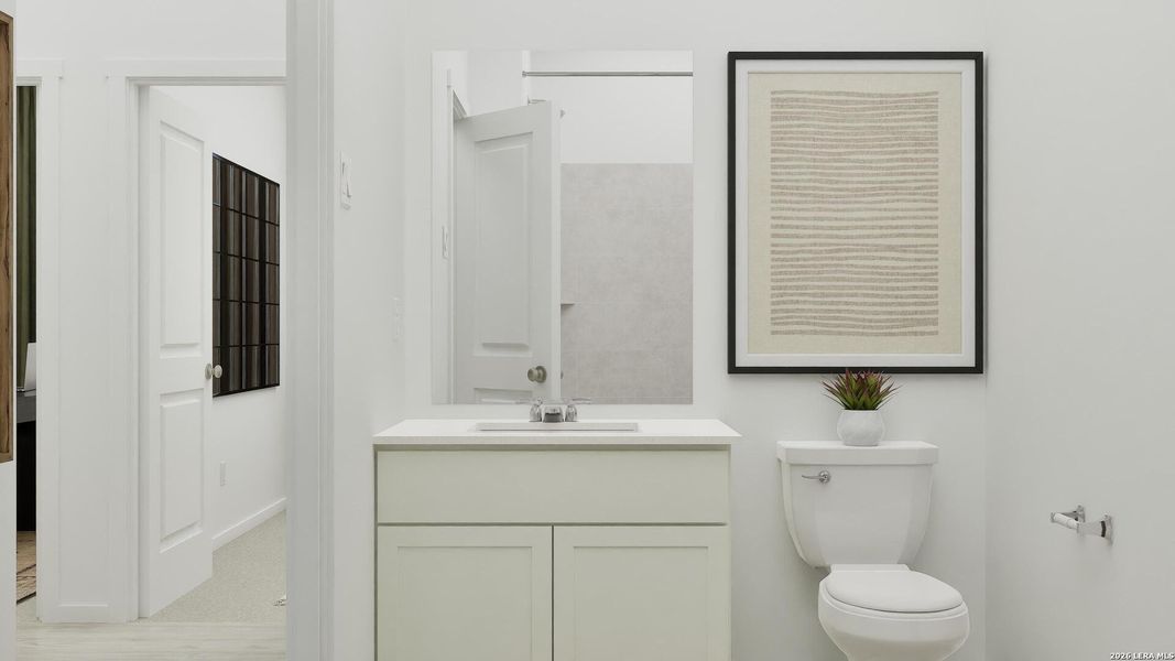 Furnished interior view inside a new home in Stone Garden, Elmendorf (Image 5). Furnished interior view inside a new home in Stone Garden, Elmendorf (Image 5).