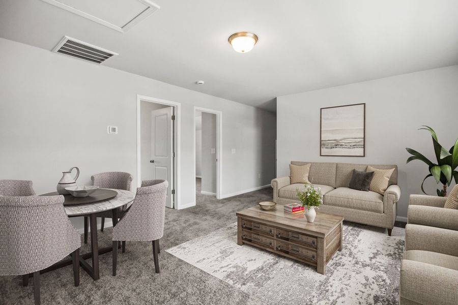 Representative furnished interior of a home built from the The Cade by Stanley Martin Homes in Crown Pointe, Simpsonville (Image 15).