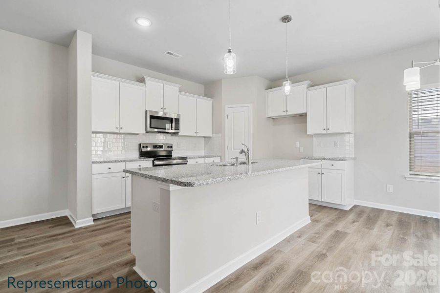 Furnished interior view inside a new home in , Shelby (Image 3).