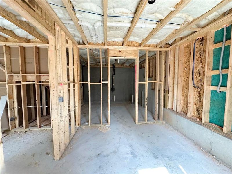In-progress construction of a new home in , Dallas, GA (Image 35).