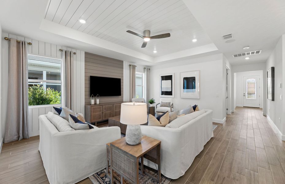 Spacious living room, perfect for entertaining