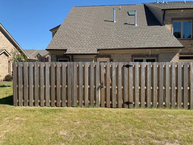 Exterior details and patio area of a home in Trellises, High Point (Image 2). Exterior details and patio area of a home in Trellises, High Point (Image 2).