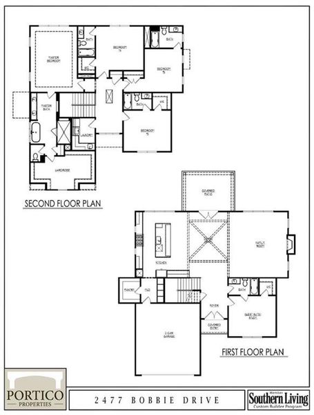 2D floor plan layout of this home in , Marietta, GA (Image 4).