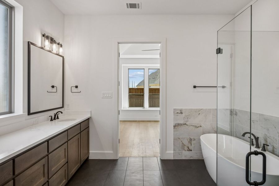 Furnished interior view inside a new home in The Parks at Wilson Creek, Celina (Image 13).