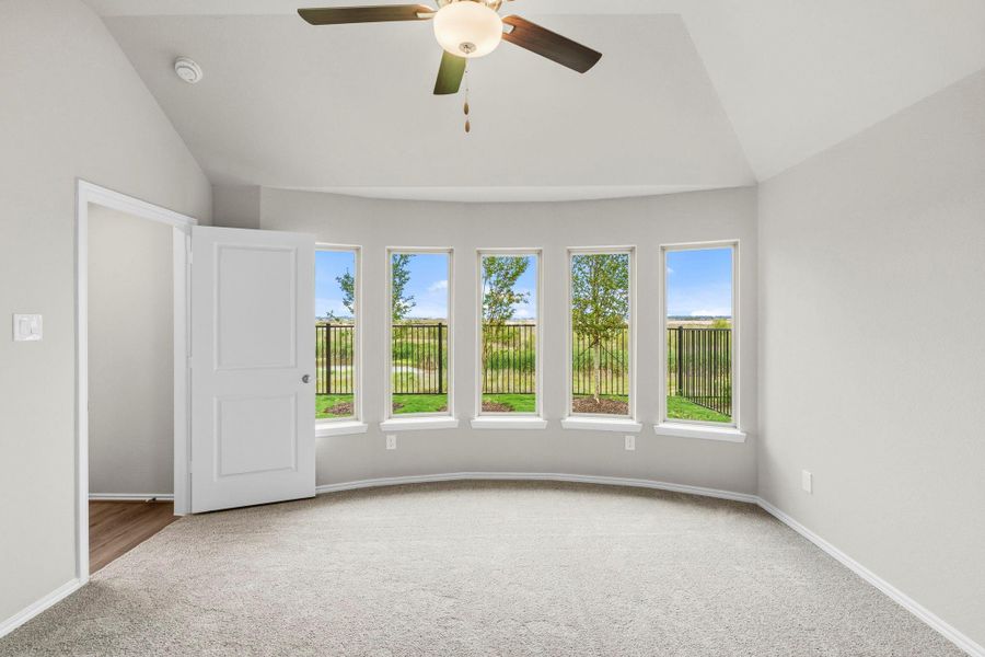 Spacious, unfurnished interior of a new home in Bridgeland, Cypress (Image 19).