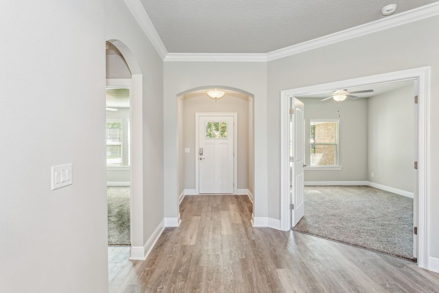 Representative unfurnished interior of a home built from the The Sapphire by Herbst Homes in Clear Water Landing, Milton (Image 21).