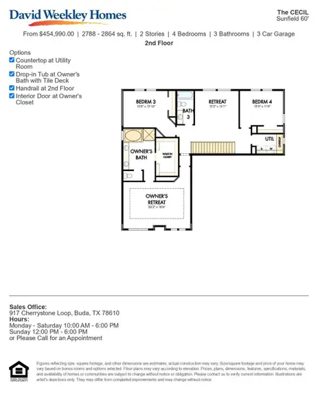 Floor Plan - 2nd Floor