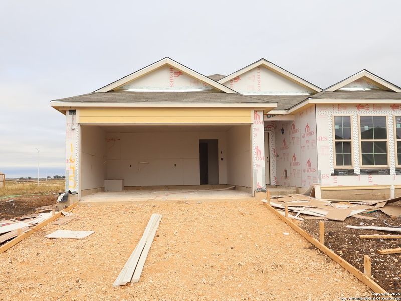 In-progress construction of a new home in Meadows at Clear Springs, New Braunfels, TX (Image 23). In-progress construction of a new home in Meadows at Clear Springs, New Braunfels, TX (Image 23).