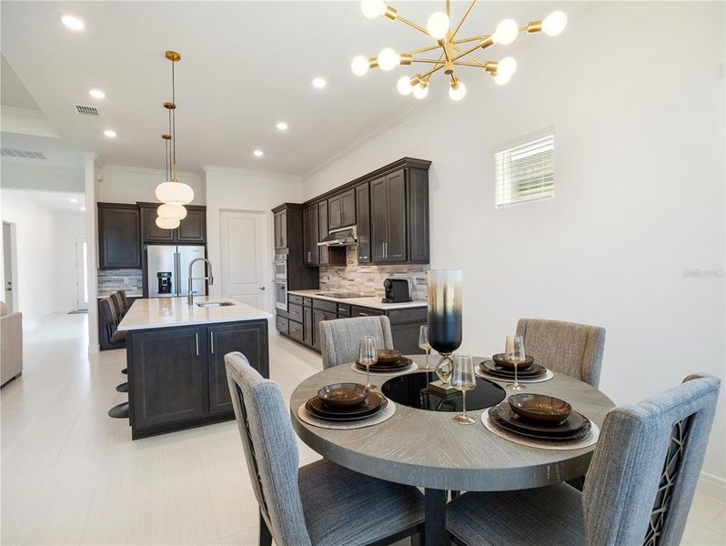 Furnished interior view inside a new home in , Ocala (Image 20).