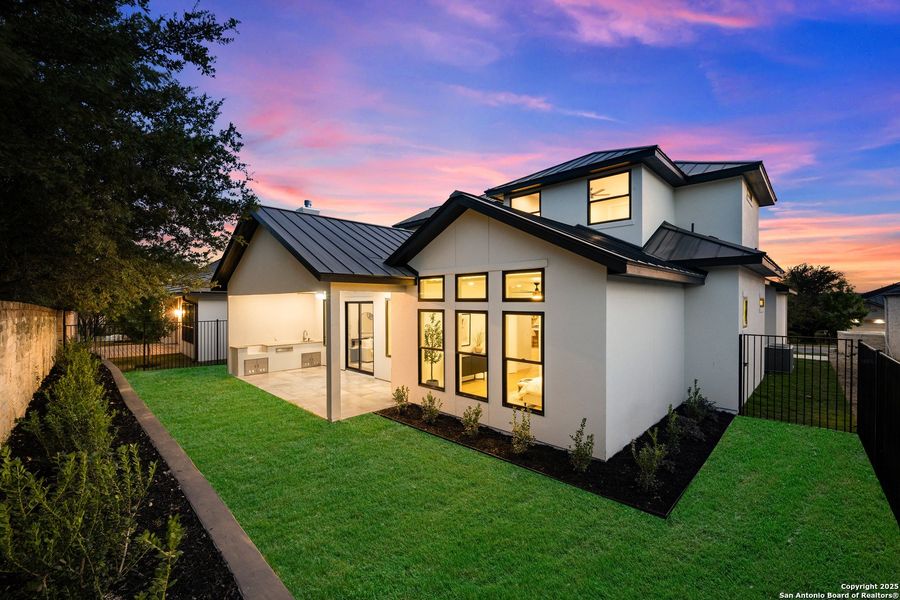 Exterior details and patio area of a home in , San Antonio (Image 3).
