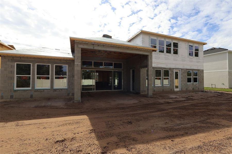 In-progress construction of a new home in Hawk's Overlook, Oviedo, FL (Image 15).