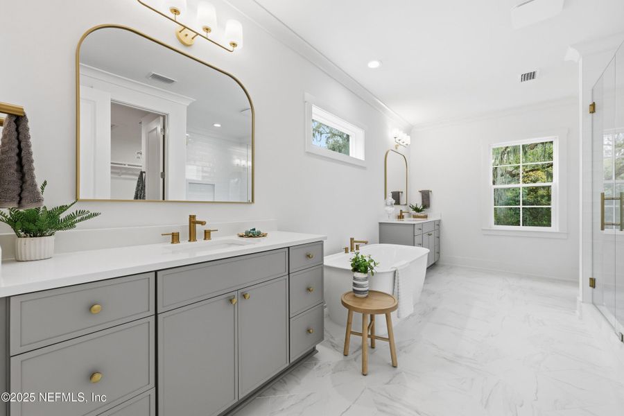 Furnished interior view inside a new home in , Neptune Beach (Image 13). Furnished interior view inside a new home in , Neptune Beach (Image 13).