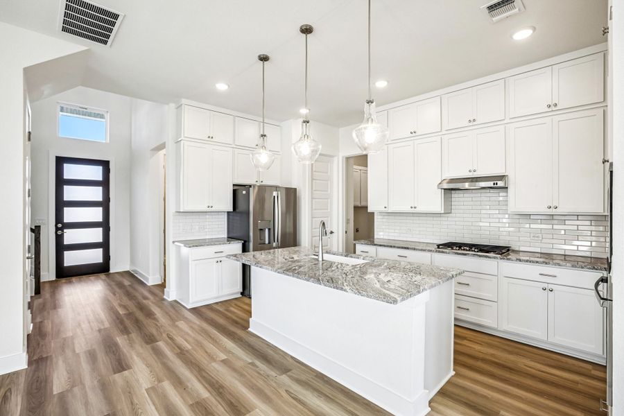 Representative furnished interior of a home built from the Homestead by Pacesetter Homes in Easton Park, Austin (Image 5). Representative furnished interior of a home built from the Homestead by Pacesetter Homes in Easton Park, Austin (Image 5).