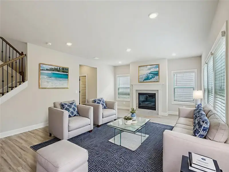 Furnished interior view inside a new home in , Lawrenceville (Image 3).