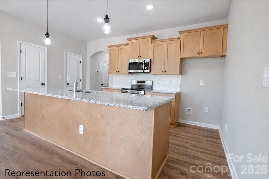 Furnished interior view inside a new home in , Charlotte (Image 7).