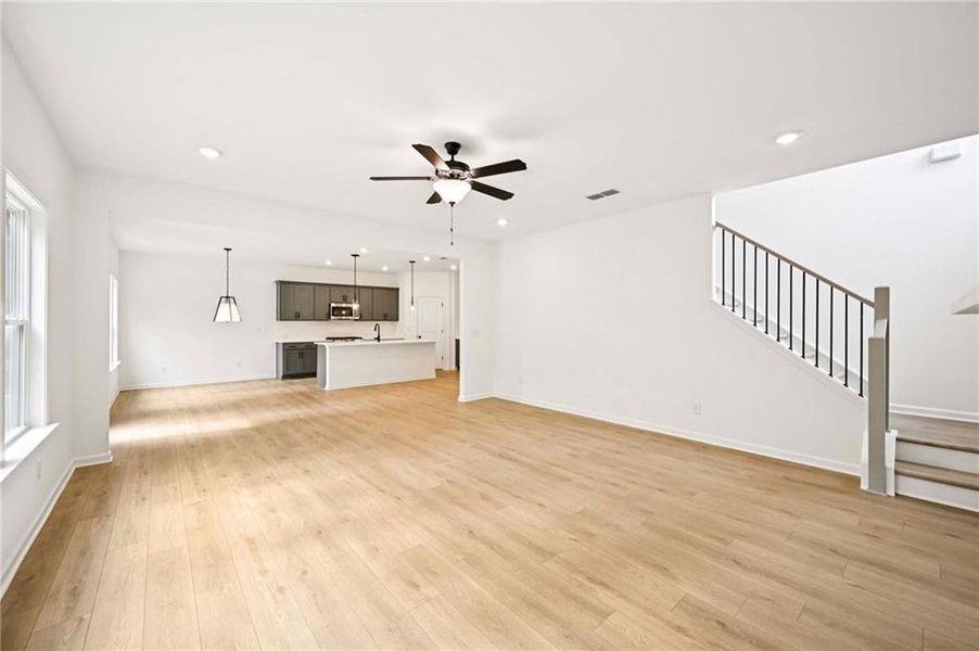 Spacious, unfurnished interior of a new home in Creekside, Dawsonville (Image 21). Spacious, unfurnished interior of a new home in Creekside, Dawsonville (Image 21).