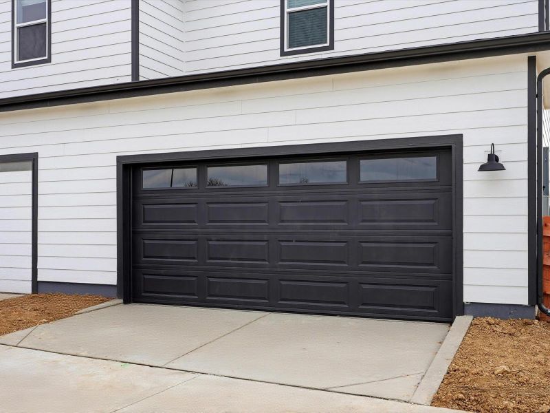 Exterior details and patio area of a home in York Station, Thornton (Image 2). Exterior details and patio area of a home in York Station, Thornton (Image 2).