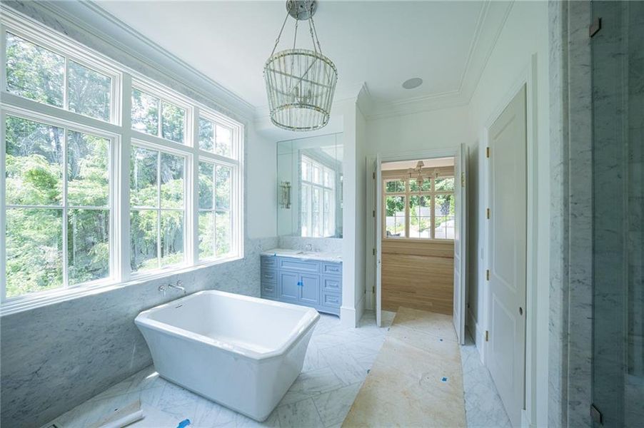 In-progress construction of a new home in Blue Heron Walk, Atlanta, GA (Image 22).