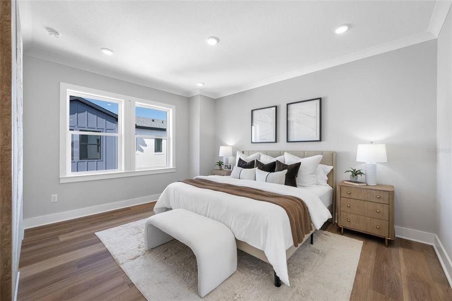 Furnished interior view inside a new home in Blanc, St. Petersburg (Image 18).