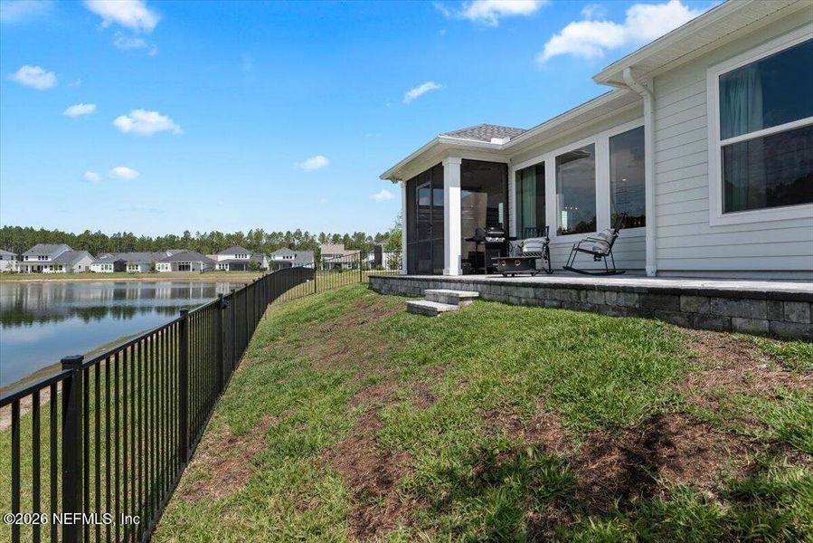 Exterior details and patio area of a home in Middlebourne 50', St. Johns (Image 22).
